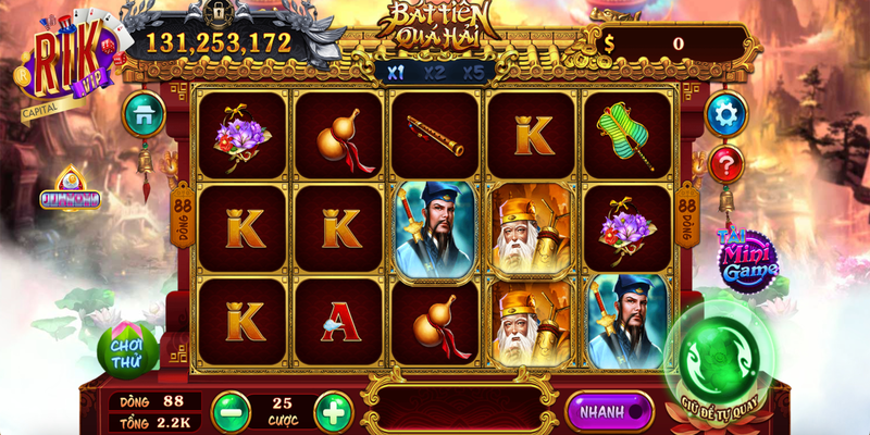 Bát tiên quái hải Rikvip là một tựa game săn hũ vô cùng độc đáo