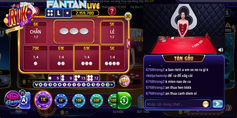 Fantan là một trò chơi phổ biến đã quá quen thuộc đối với các dân chơi