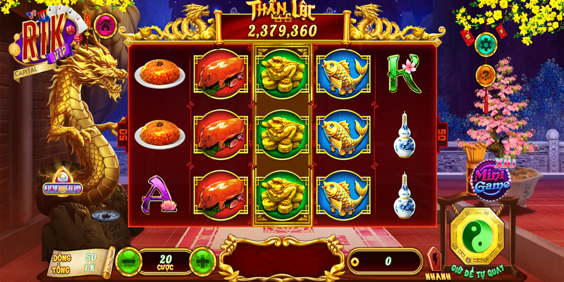 Trò chơi quy định cách tính tiền cụ thể cho từng dòng cược