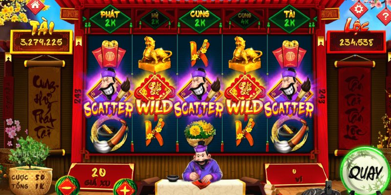 Cách chơi slots game Ông Đồ