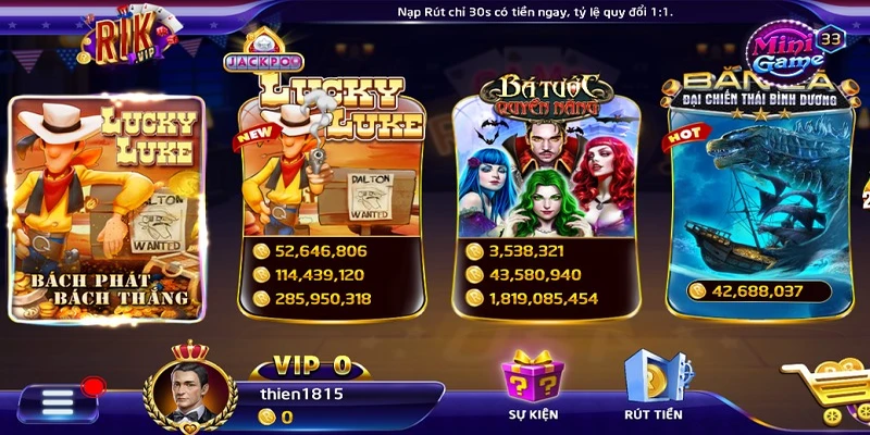 Tìm hiểu về game nổ hũ Rikvip